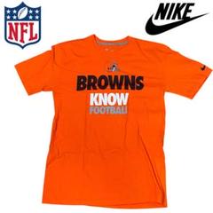 NIKE 00s NFLコラボ クリーブランドブラウンズ オレンジTシャツL