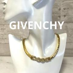 【予約販売】本 ジバンシー 美品 ゴールド 喜平 ネックレス ラインストーン アクセサリー