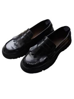 ZARA ザラ フリンジ チャンキー ローファー 厚底 - メルカリ