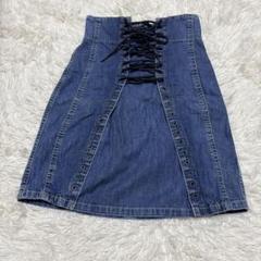 y2k✨️ 00s HYSTERIC GLAMOUR フリル デニム ミニスカート y2k✨️ 00s HYSTERIC GLAMOUR フリル デニム ミニスカート