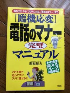 電話のマナー完璧マニュアル　関根健夫