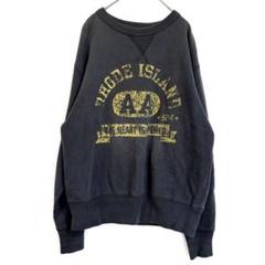 フリークス【L】プリントトレーナー　グレー　プルオーバー　カジュアル
