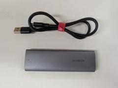 【ほぼ新品】UGREEN SSDエンクロージャ + SSD128GB