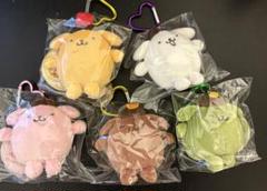 ポムポムプリン ハッピーフレーバーマスコット 全5種 むにゅぐるみ