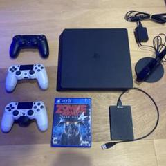 早物勝ちps4 本体と３コントローラー ハードディスクすぐに売りたいです