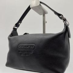 COACH コーチ　オールドコーチ　アクセサリーポーチ　ネイビー　レザー オールドコーチ ☆レザー ポーチ コスメポーチ クラッチ