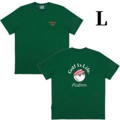 MALBON マルボンゴルフ レディースニット Tシャツ 半袖 緑L 緑色L マルボンゴルフ T シャツ Malbon Golf 半袖 メンズウェア