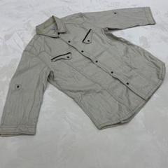 NICOLE CLUB FOR MEN シャツ ベージュ 長袖 ボタンフロント