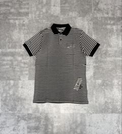 07<希少>エディ期ディオールオム◆黒白ボーダーポロシャツ 2007SS DIOR HOMME by Hedi Slimane border polo shirt | NOIR