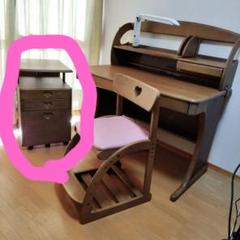 【chibikoro】カリモク学習机５点セット：引き出しワゴン chibikoro様専用】カリモク学習机5点セット：引き出しワゴン