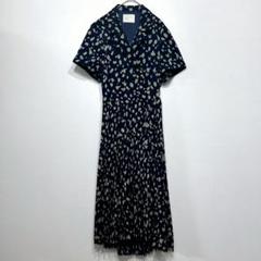 【美品】GYF Tokyo ダルメシアン柄　ワンピース ネイビー