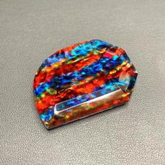 神秘の輝き アンモライト 95.75ct 鑑定書付 天然石 標本 宝石 原石