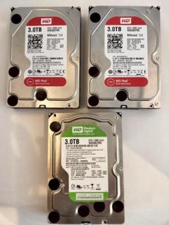 【ジャンク】WD Red 3TB HDD 3台セット 中古【匿名配送】 ジャンク】WD Red 3TB HDD 3台セット 中古【匿名配送】 - メルカリ