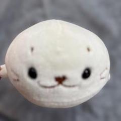 しろたん美品しろちゃんマスコットぬいぐるみ