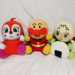 アンパンマン ポーズマスコット ver.3 ドキンちゃん メロンパンナ セット それいけ アンパンマン ハンドパペット S ぬいぐるみ 3体組 B