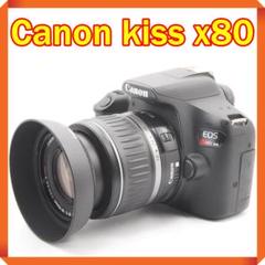 ⭐️美品⭐️手ぶれ補正レンズ⭐️　Canon Kiss X80 2025年最新】eos kiss x80の人気アイテム - メルカリ