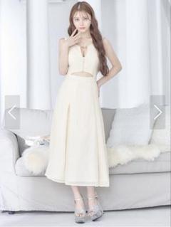 sifeel シフィール　シュガー　シフォンフレアワンピース