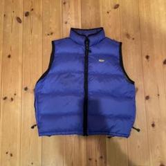 【黒タグ】Eddie Bauer 70s 80sダウンベスト ブルー EDDIE BAUERのベスト検索結果|古着・中古品の通販サイト