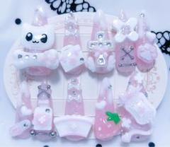 ❤︎いちごみるく❤︎ 売り切り希望 LAKOLE コンパクトミラー イニシャルグリッターコンパクトミラー