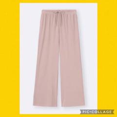 GU リブプルオンパンツ　標準丈