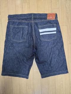 【未使用級】 桃太郎ジーンズ デニムパンツ 濃紺 W38 希少サイズ 赤耳 未使用級】 桃太郎ジーンズ デニムパンツ 濃紺 W38 希少サイズ