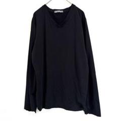 Kiaris Angel Ｖネック長袖Tシャツ　黒　無地　カットソー　裏地あり