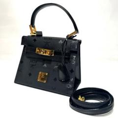 MCM ハンドバッグブラックヴィンテージ
