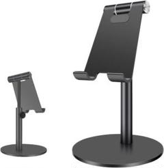 スマホ タブレット スタンド アルミ 角度調整 ブラック
