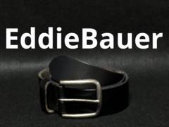 【USA製】Eddie Bauer ヴィンテージ レザーベルト ブラック 黒 高品質】 Leather Black Bauer Eddie Vintage Belt Etsy - M