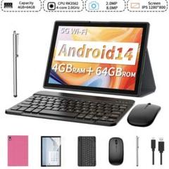 Relndoo 2in1 Android タブレット キーボード&マウス付ピンク