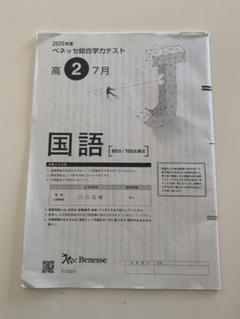 ベネッセ総合学力テスト　2025年度7月　高3生向け 2024年7月 ベネッセ総合学力テスト 進研模試 高2 解答解説