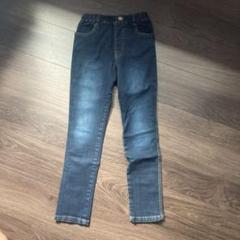 キッズ デニムパンツ 140サイズ ダークブルー