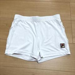 新品未使用タグ付き‼️フィラ　インナー　短パン　ボールポケット　ホワイト　Mサイズ