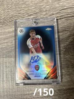 ウーデゴール 直筆サインカード topps マグホ付き Odegaard