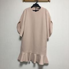 yokochan ペタルスリーブ ワンピース ピンク