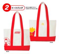 マクドナルド 2021年 福袋 コールマンコラボ トートバッグのサムネイル