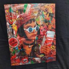 映画「LEON レオン」 BIGプリントTシャツ マチルダ黒⑭