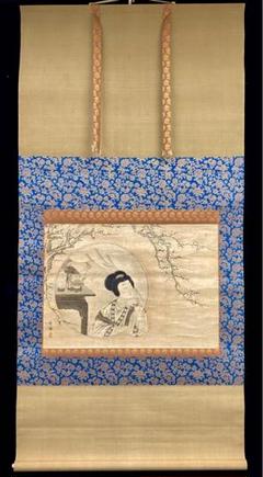模写/円山応拳/雁図/絹表装/布袋屋掛軸HD-952 模写/円山応拳/雁図/絹表装/布袋屋掛軸HD-952（u6a21u5199