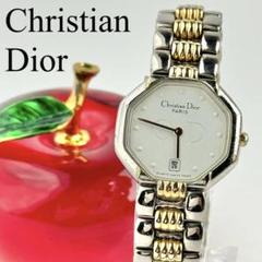 【電池交換済】Christian Dior ディオール オクタゴン 腕時計 革 希少】Christian Dior ディオール 腕時計 オクタゴン 11P 革