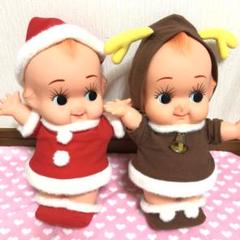 非売品レア☆大☆クリスマス☆サンタ&トナカイ☆キューピー キユーピー - キューピー人形 サンタとトナカイセットの通販 by