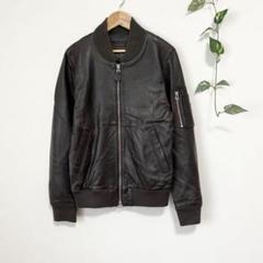 極美品　ハウスオブブルース　レザージャケット　シープスキン　羊革　黒　Mサイズ 極美品 ハウスオブブルース レザージャケット シープスキン 羊革
