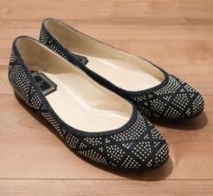 Dior バレエフラット バレエシューズ 36.5 Dior】キッズ Miss Bバレエフラットシューズ3-13A Gold, Black