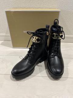MICHAEL KORS ブラウン レースアップブーツ ブラウン（茶色）系 Michael Kors(マイケルコース) ロングブーツ