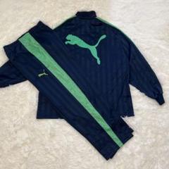 【訳あり】PUMA プージャー　ジャージ　セットアップ　上下セット　緑　y2k