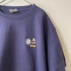 90s希少ヴィンテージディズニーストアミッキーtシャツネイビーブルーUSA直輸入