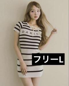 Darich ダーリッチ マルチボーダーニットミニワンピース IVO