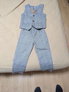 タキシード風ベストとパンツセット110センチ