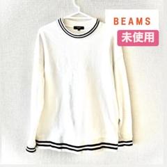 BEAMS メンズ ホワイト ボーダー トップスのサムネイル