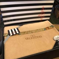 【未使用品】VALENTINO MAISON綿毛布 140cm×200cm