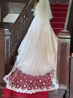 トリートドレッシング　ヴェール　ロングベール　ベール　veil trends トリートオリジナル】レースベールのご紹介～ロングベール